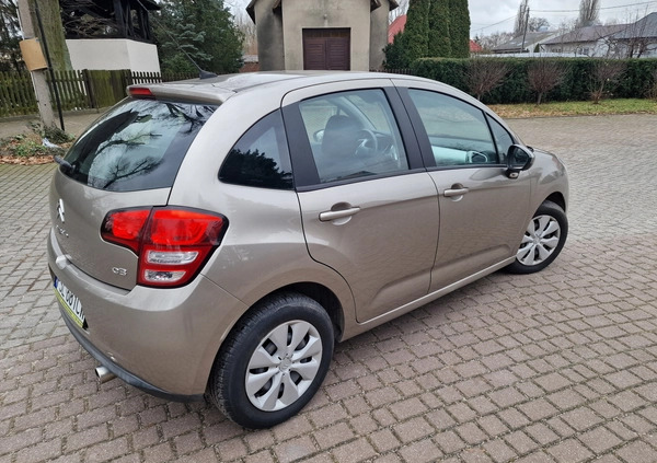 Citroen C3 cena 21300 przebieg: 74493, rok produkcji 2011 z Pasłęk małe 232